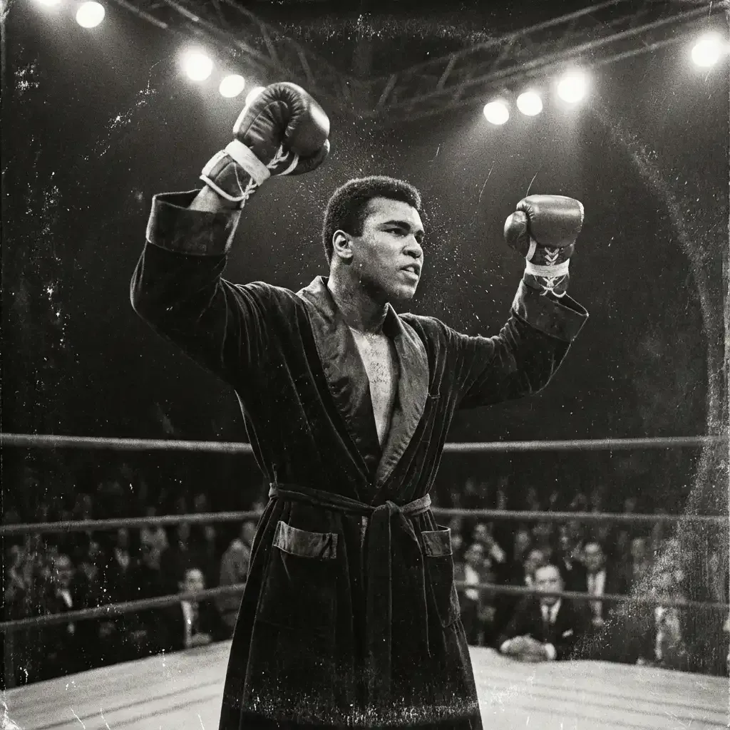 Boxing glove representing fighting spirit