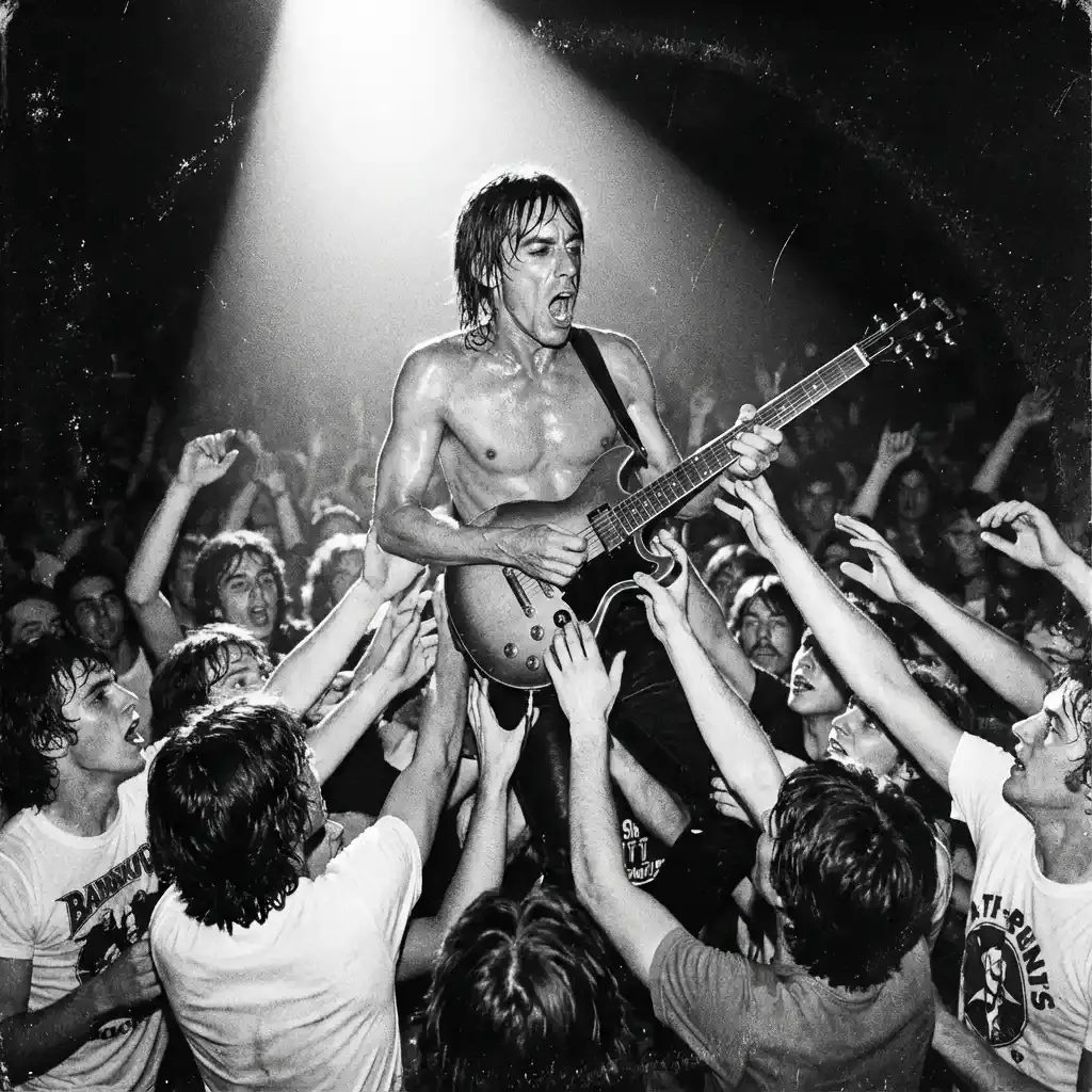 Rockstar attitude representing boldness